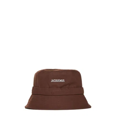 Jacquemus The Gadjo Bucket Hat In Brown