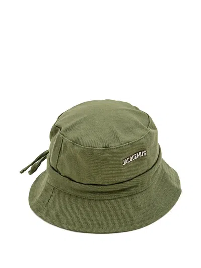 Jacquemus The Gadjo Bucket Hat In Green