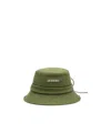 Jacquemus Le Bob Gadjo Bucket Hat In Green