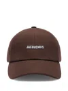 Jacquemus Men La Casquette Gadjo Cap In Brown