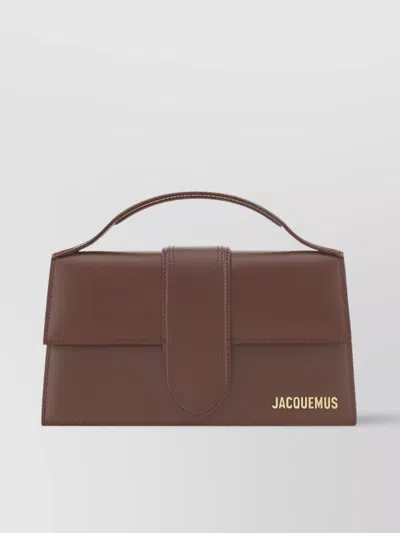 Jacquemus The Grand Bambino Shoulder Bag In Metallic