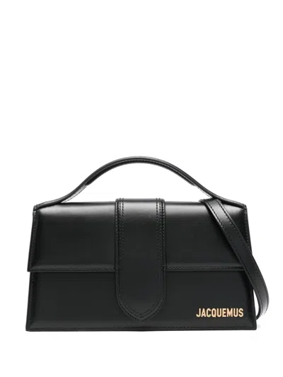 Jacquemus Le Bambino Black Handbag With Removable Shoulder Strap In Leather Woman