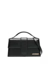 Jacquemus Rectangular Top Handle Detachable Strap Shoulder Bag In Black