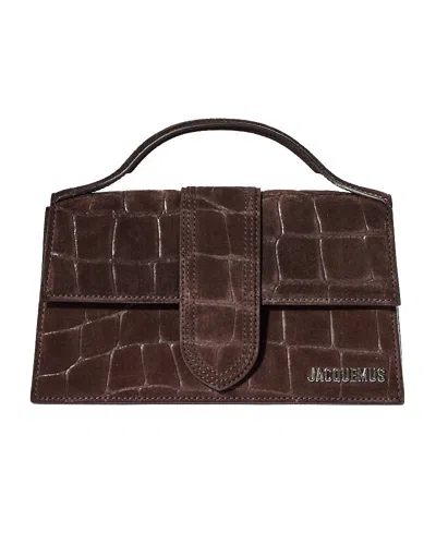 Jacquemus The Grand Child Suede Coconut Brown