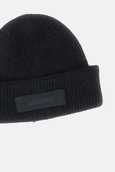 Jacquemus The Gros Grain Beanie In Black