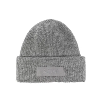 Jacquemus The Gros Grain Beanie In Transparent