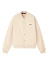 Jacquemus The Gros Grain Button-fastening Logo-plaque Cardigan In Neutral