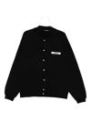 Jacquemus Le Cardigan Gros Grain In Black