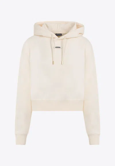 JACQUEMUS THE GROS GRAIN CROPPED HOODED SWEATSHIRT
