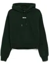 Jacquemus The Gros Grain Hoodie Clothing In Green