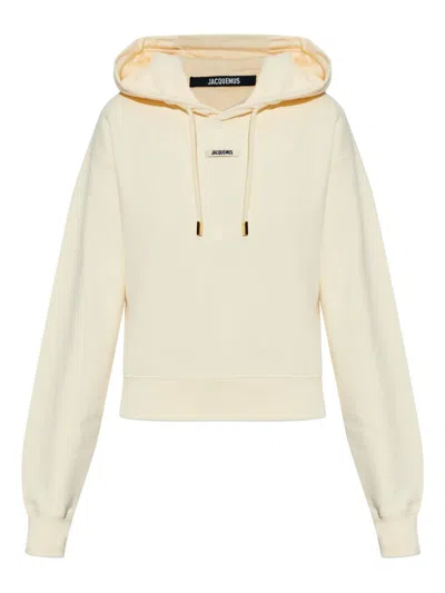 Jacquemus The Gros Grain Hoodie In Neutral