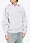 Jacquemus Le Hoodie Gros Grain Cotton Sweatshirt In Gray
