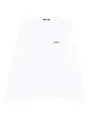 Jacquemus Le T-shirt Gros Grain Manches Longues In White