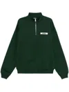 Jacquemus Gros-grain Sweatshirt In Green