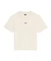 Jacquemus Gros Grain Crew Neck Cotton Blend Top In White