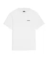 Jacquemus 'le T-shirt Gros Grain' White T-shirt With Logo Patch On The Front In White