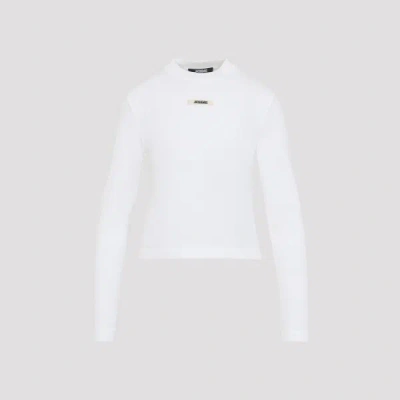 Jacquemus The Gros Grain T-shirt M In White