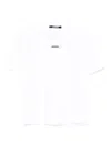 Jacquemus Gros Grain Fitted T-shirt In White