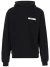 Jacquemus Men Le Hoodie Gros Grain Sweatshirt In Black