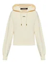 Jacquemus Le Hoodie Gros Grain Hooded Cotton Sweatshirt In Neutral