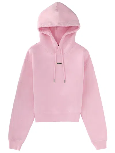 Jacquemus Women The Grosgrain Hoodie In Pink