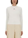 Jacquemus The Gros Grain Long-sleeved T-shirt In Neutral