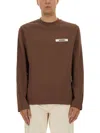 Jacquemus Basic Crew Neck T-shirt With Long Sleeves