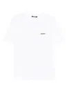 Jacquemus T-shirt Le T-shirt Gros-grain In White