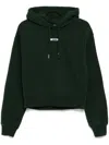 Jacquemus Le Hoodie Gros Grain Hooded Cotton Sweatshirt In Animal Print