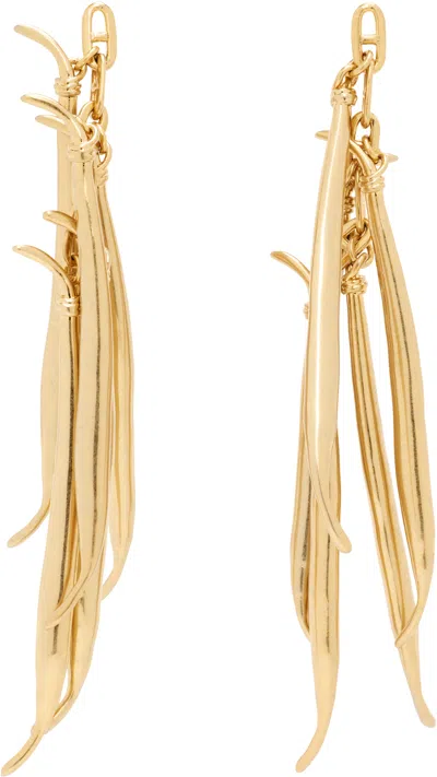 Jacquemus 'the Haricots' Earrings In Gold