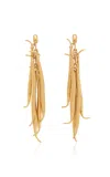 Jacquemus The Haricots Earrings In Gold