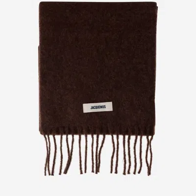 Jacquemus The House Scarf In Brown