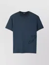 Jacquemus Mens Dark Navy Logo-embroidered Cotton T-shirt