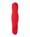Jacquemus Womens Red The J Sleeveless Stretch-woven Maxi Dress In Red