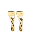 Jacquemus Curved Design Earrings For Modern Style In Gold