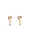 Jacquemus The J Earrings Light Gold In Gold