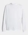 Jacquemus The J-embroidered Long-sleeve T-shirt In White
