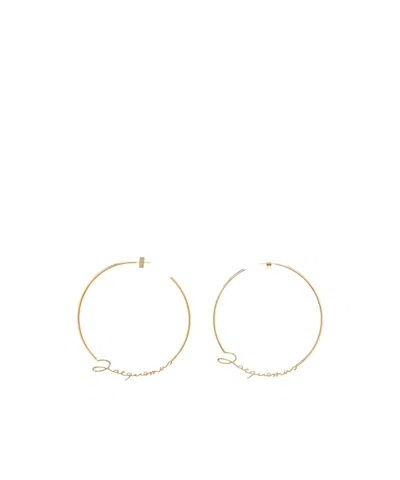 Jacquemus The  Hoops Earrings In Gold