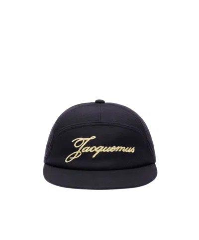 Jacquemus The Lana Baseball Cap In Blue