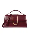 Jacquemus The Large Bambino In Burgundy