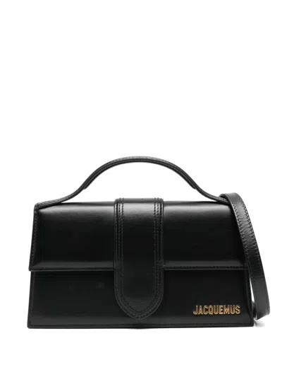 Pre-owned Jacquemus The Large Bambino Tote Bag In Black