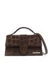 Jacquemus The Large Bambino Tote Bag In Braun