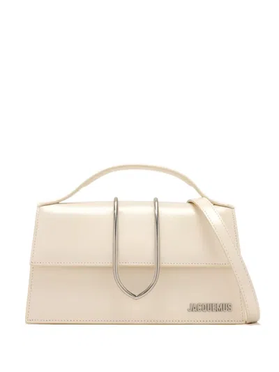 Jacquemus The Large Bambino Tote Bag In Neutrals