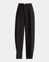 Jacquemus The Large Oval Pants In Black