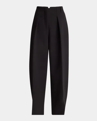 Jacquemus The Large Oval Pants In Black