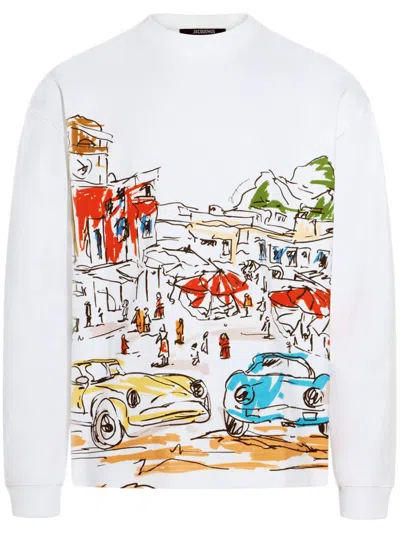Jacquemus Largo Cotton T-shirt In White
