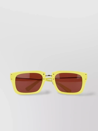 Jacquemus The Les D-frame Sunglasses In Burgundy