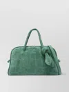 Jacquemus Le Petit Turismo Croc Embossed Suede Bag