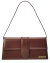 Jacquemus The Long Bambino Leather Shoulder Bag In Brown
