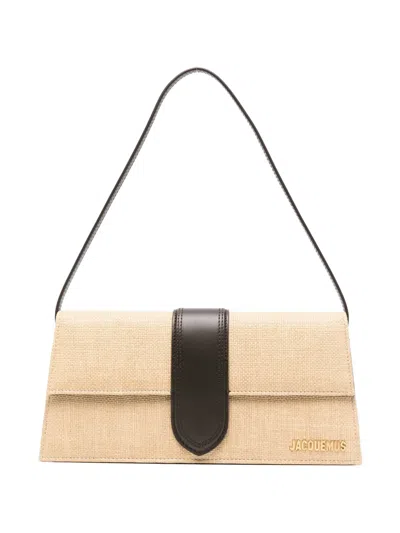 Jacquemus The Long Bambino Shoulder Bag In Neutral